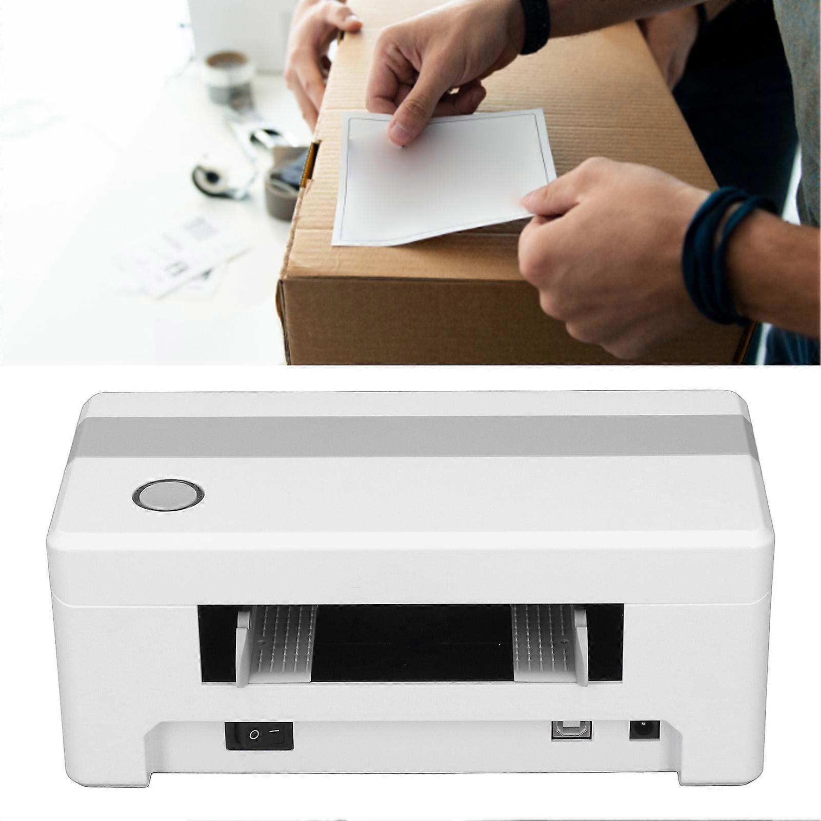 Label Printer USB Bluetooth Thermal 40-120mm Self Adhesive US Plug