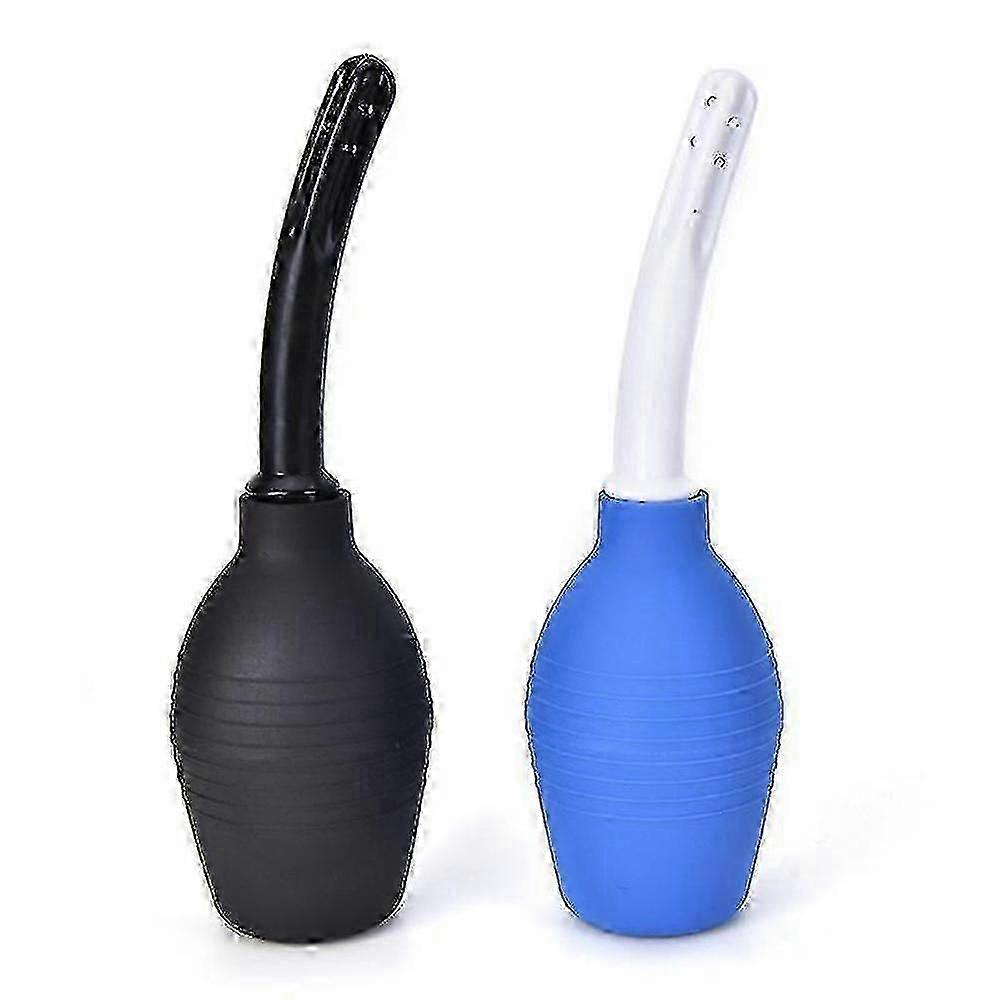 (Black)310ml Large Capacity Cleaner Rectal Enemator Enema Syringe ZCL