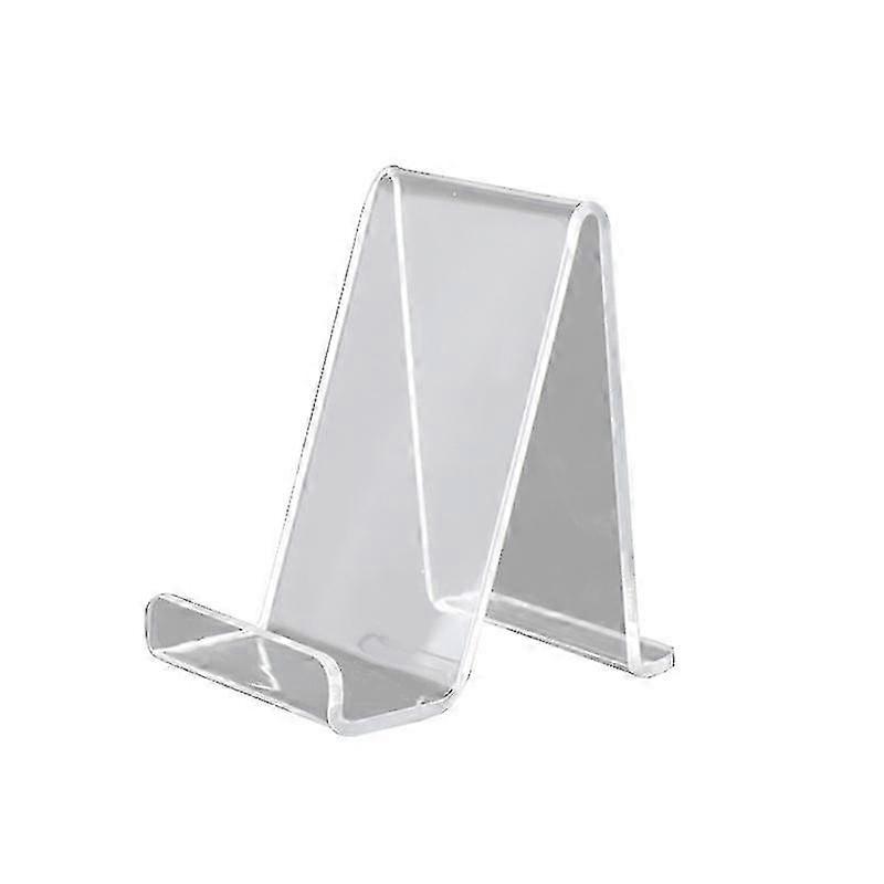 QH-018 10 PCS Acrylic Transparent Mobile Phone Display Stand miao7