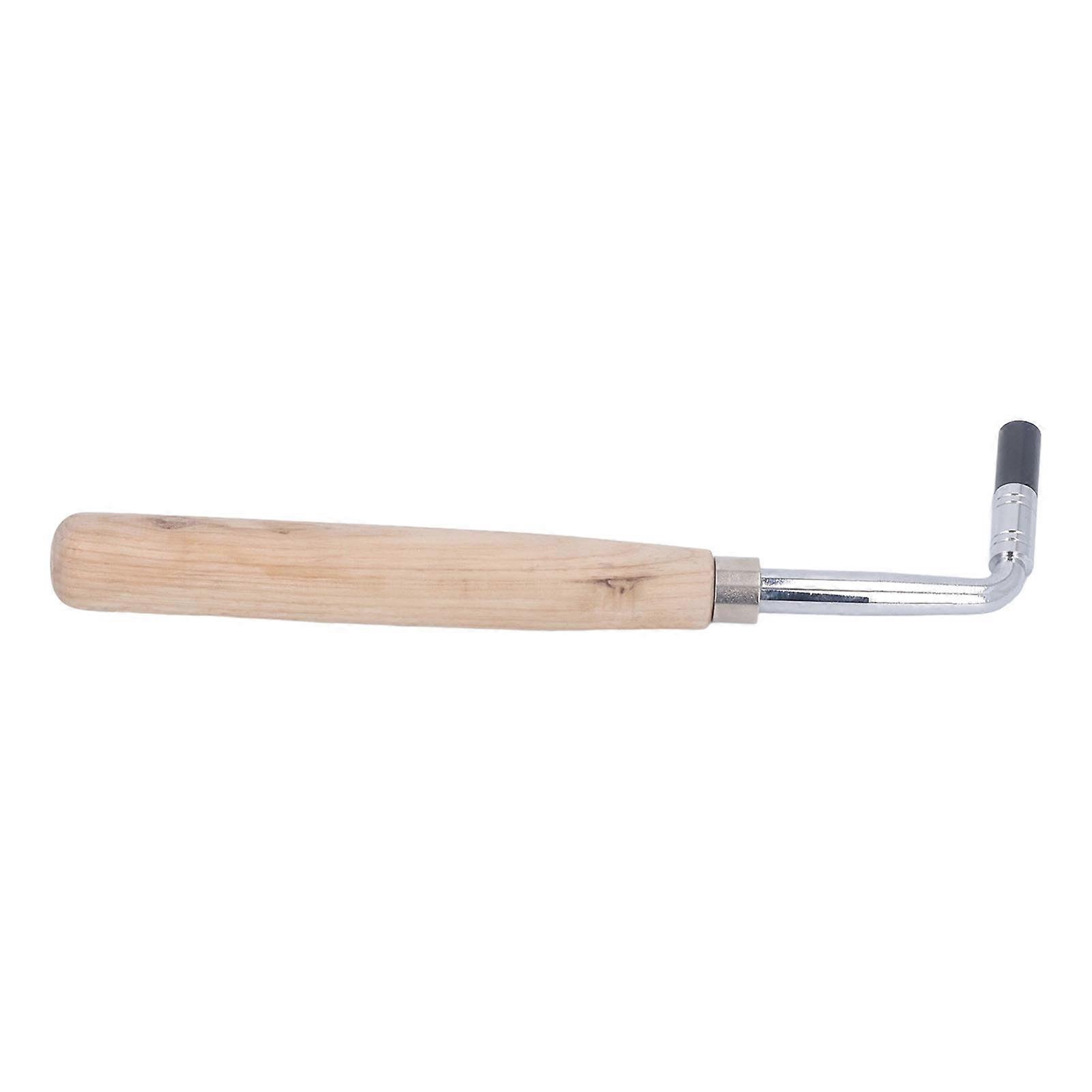 L-Shape Piano Tuning Wrench with Maple Wood Handle 31x10x3cm