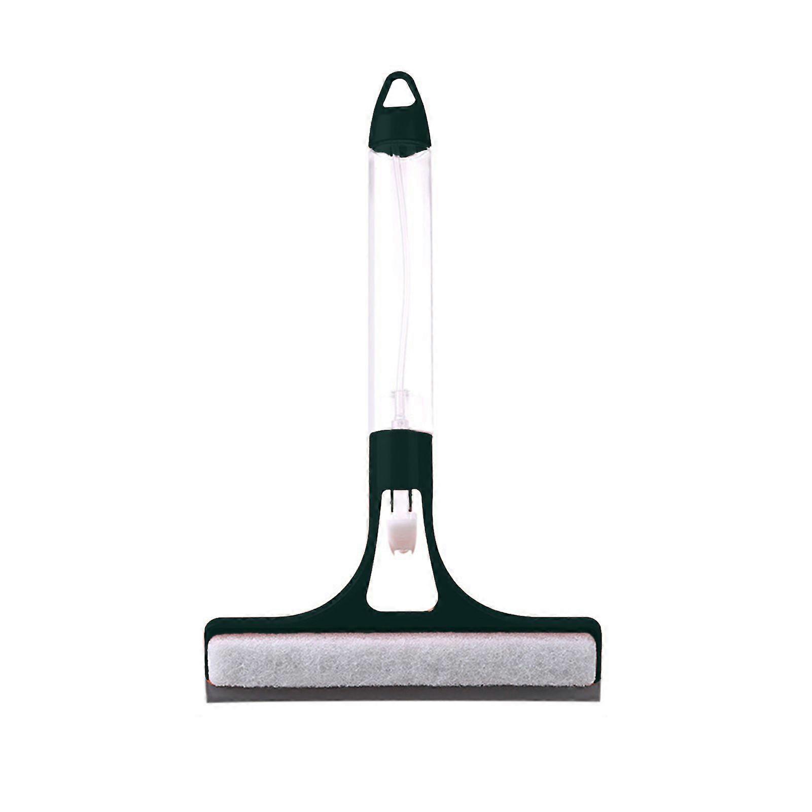 Glass Wiper with Built-in Spray Bottle Ergonomic Design Traceless Cleaning Spray Wiper Multi-Purpose 3-in-1 Tool