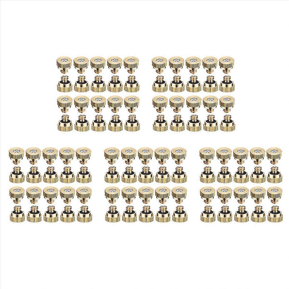 Brass Misting Nozzles Tees, Dust Control Mist Nozzle Sprinkler