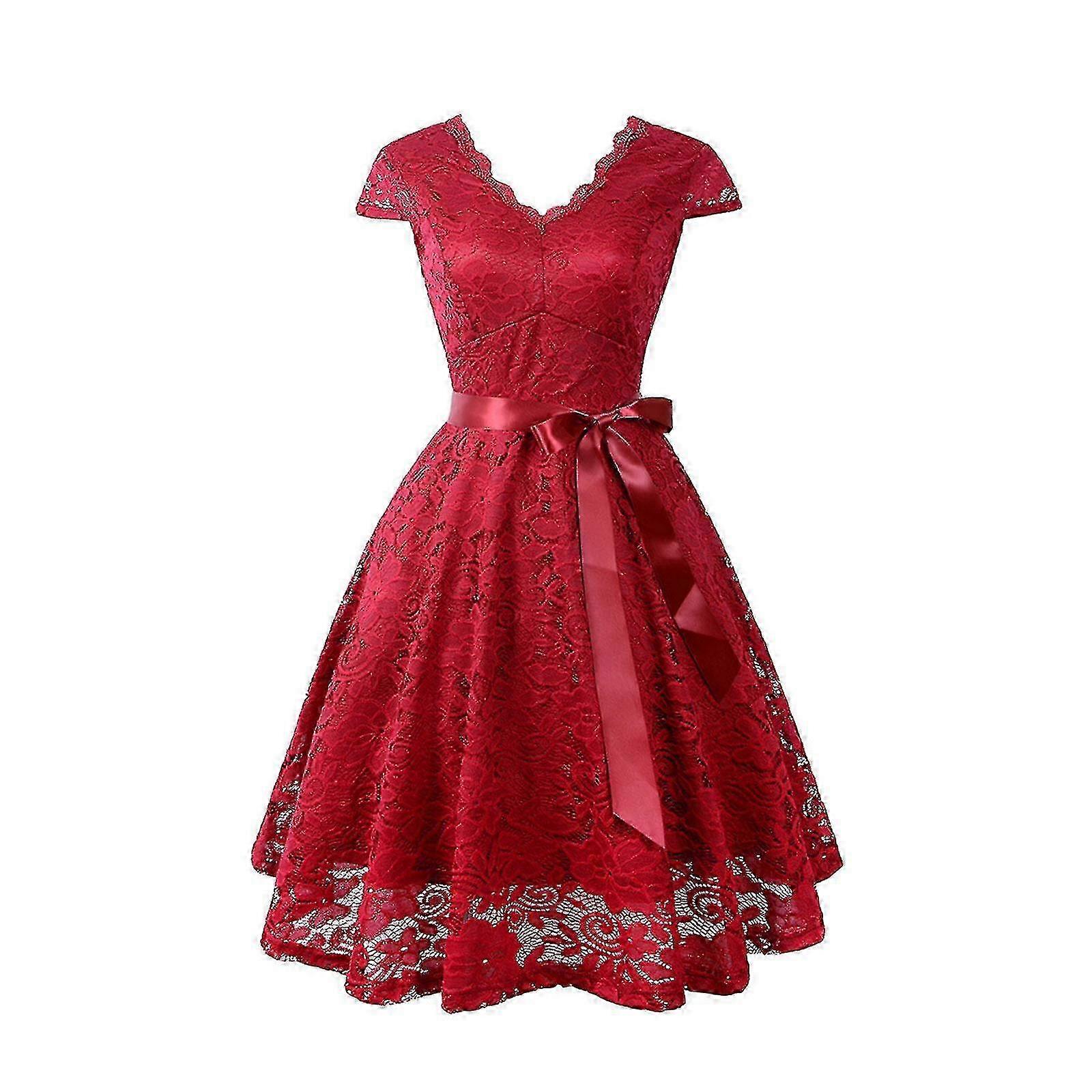 Yeni Yükseltme Dantel Elbiseler Cape Kısa Kollu Balo Elbiseleri Mezuniyet Elbiseleri Kokteyl Elbiseleri