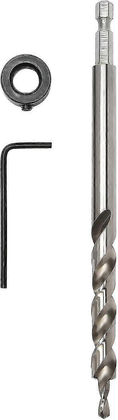 HSS Reamer 3/8 "Hex Shank Wood Bit with Depth Stop