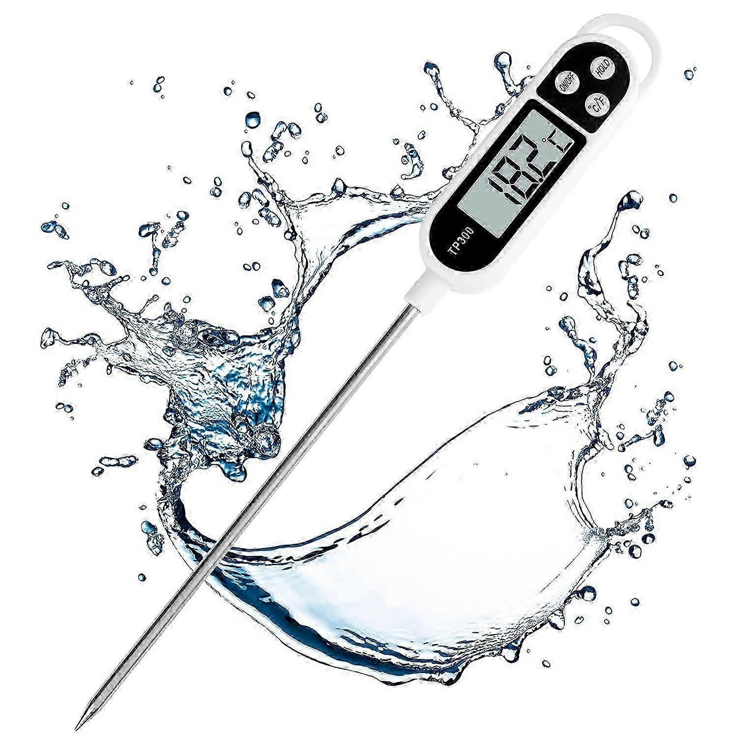 Kitchen Thermometer, Digital Digital Thermometer with Long Probe, Instant Read Cooking Thermometer