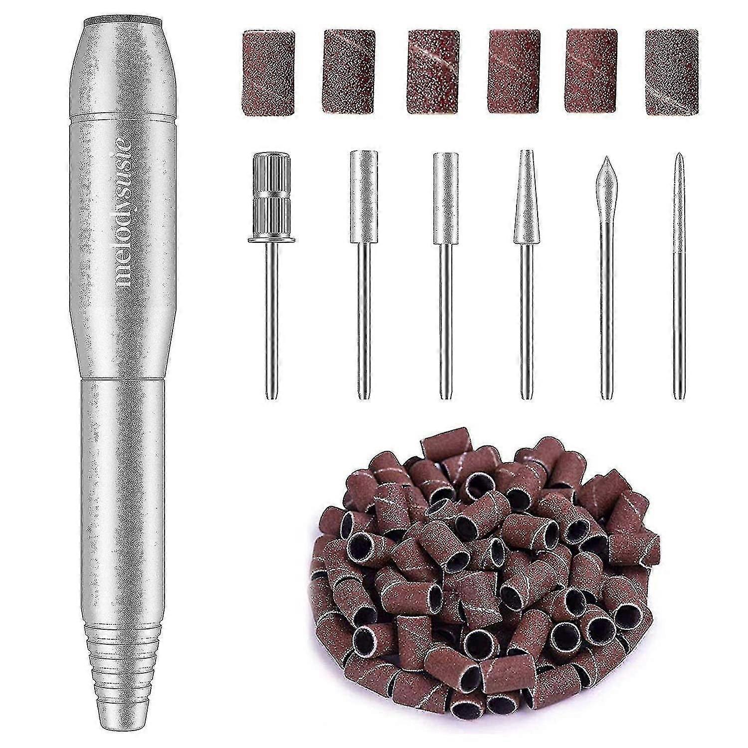 Portable Electric Nail Drill, Compact Efile Electrical Professional Nail File Kit