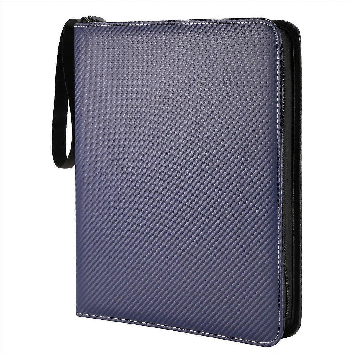 Samlekortperm, 9 lommer baseballkort permer blå