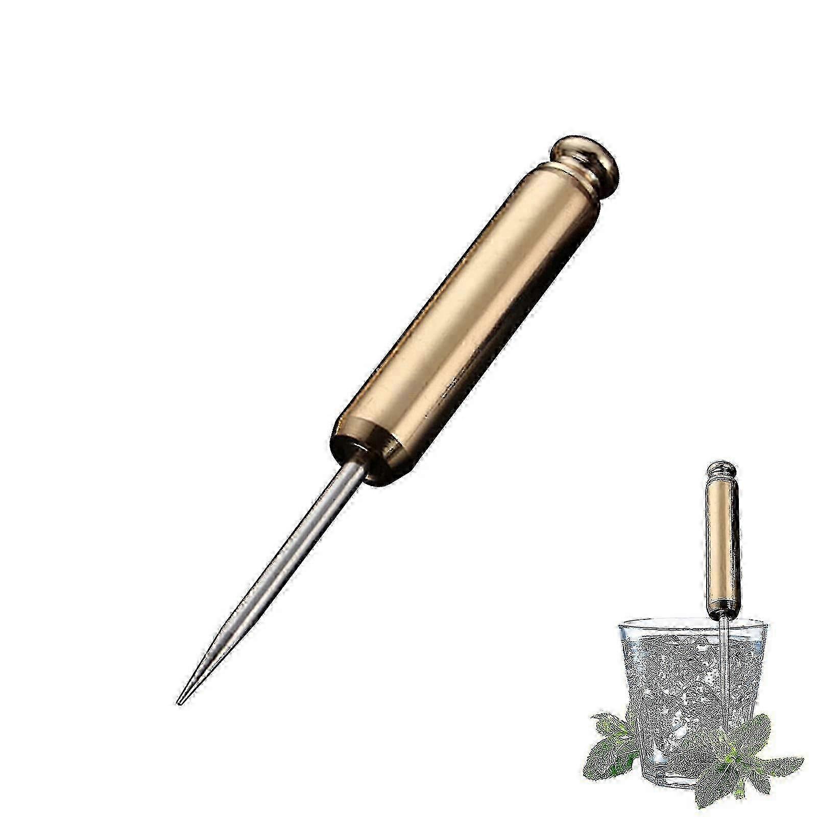 Stainless Steel Ice Pick Tool With Safety Handle And Protective Cases