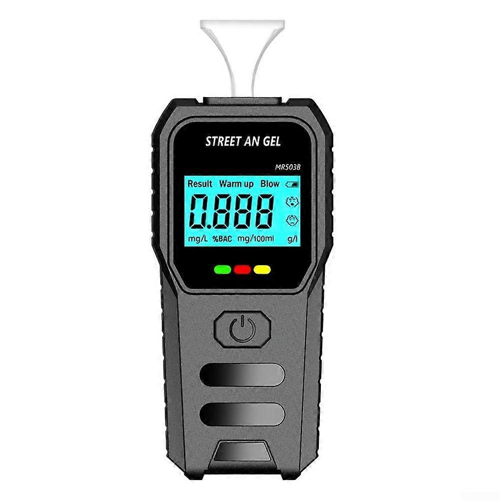 Digital Breath Alcohol Tester Portable NonContact Breath Alcohol Indicators With Voice Broadcast Model A For Home Use