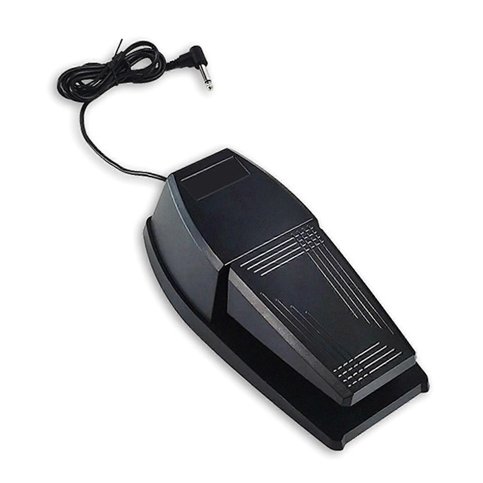 Sustain Pedal Adjustable Polarity Switches ABS Texture for Keyboards Digital Pianos with Polarity Switches and Nonslip Base Multicolor