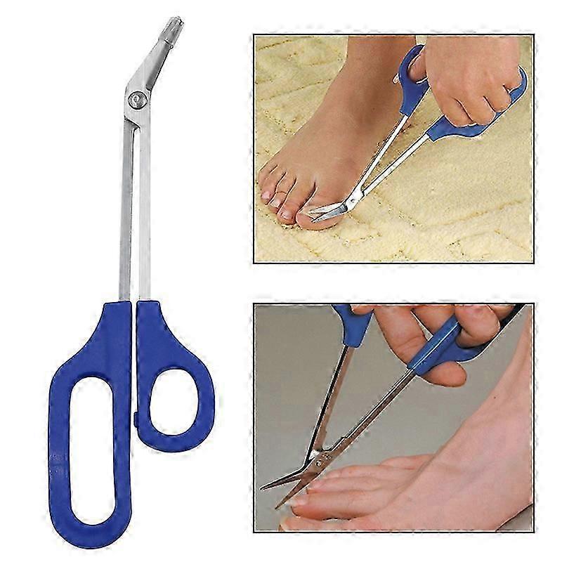 Long Handle Toenail Clippers Scissors Compatible With Seniors,toe Nail Cuticle Scissors Clippers Toenail Cutter-Good