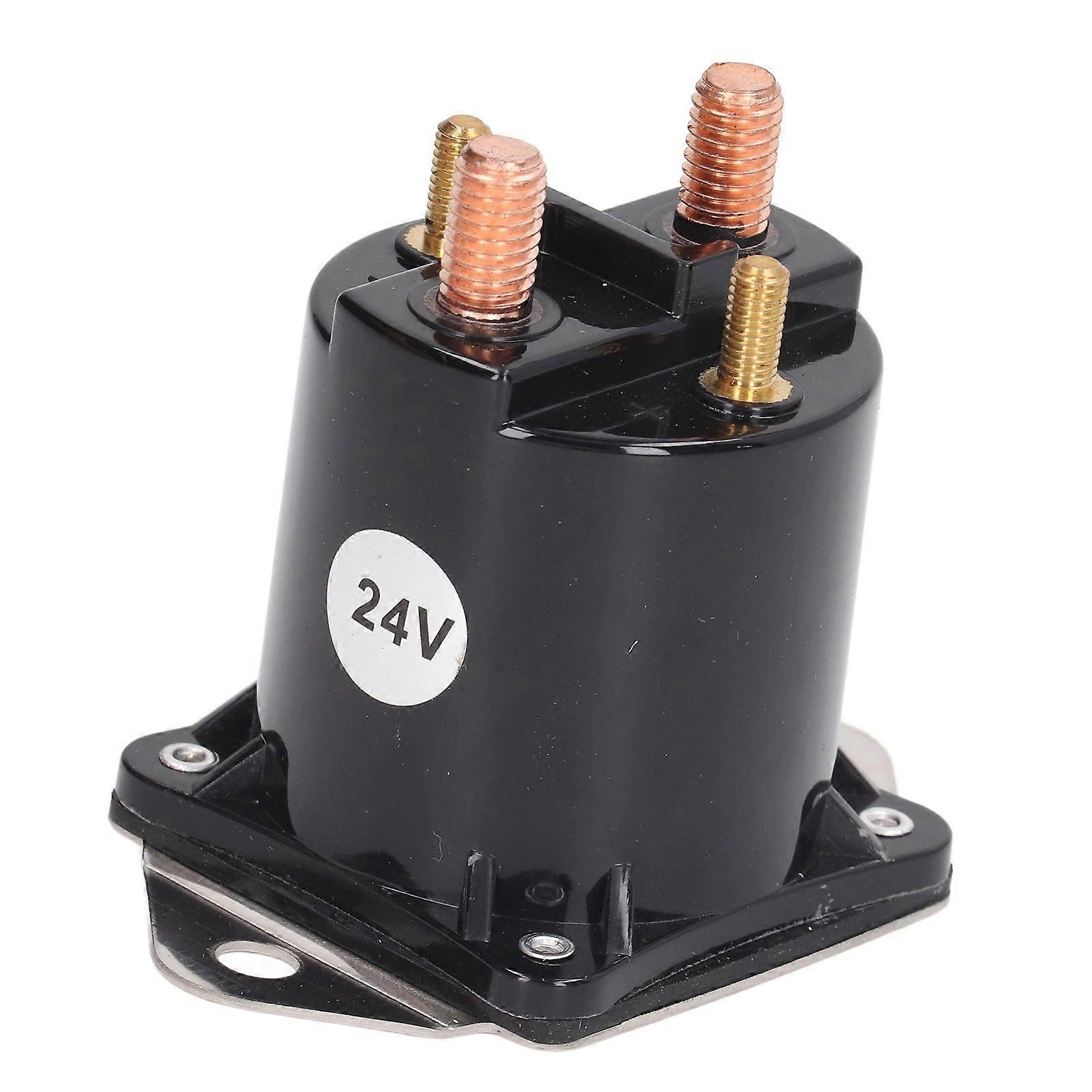 100A 4 Terminal Starter Solenoid Valve Relay Automotive Main Power Switch Excavator Relay 24VDC