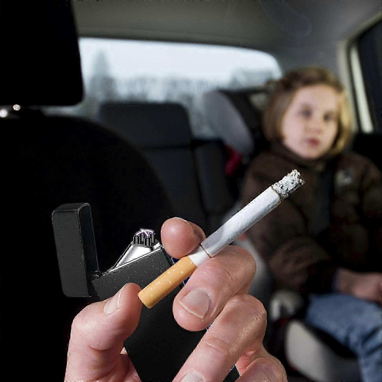 Cigarettes Electric Usb Charging Rechargeable Flameless Lighter Screen Induction