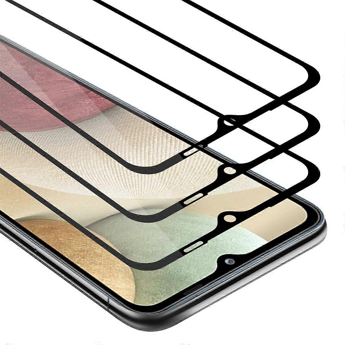 3x Samsung Galaxy A12 / M12 タンク フィルム プロテクター