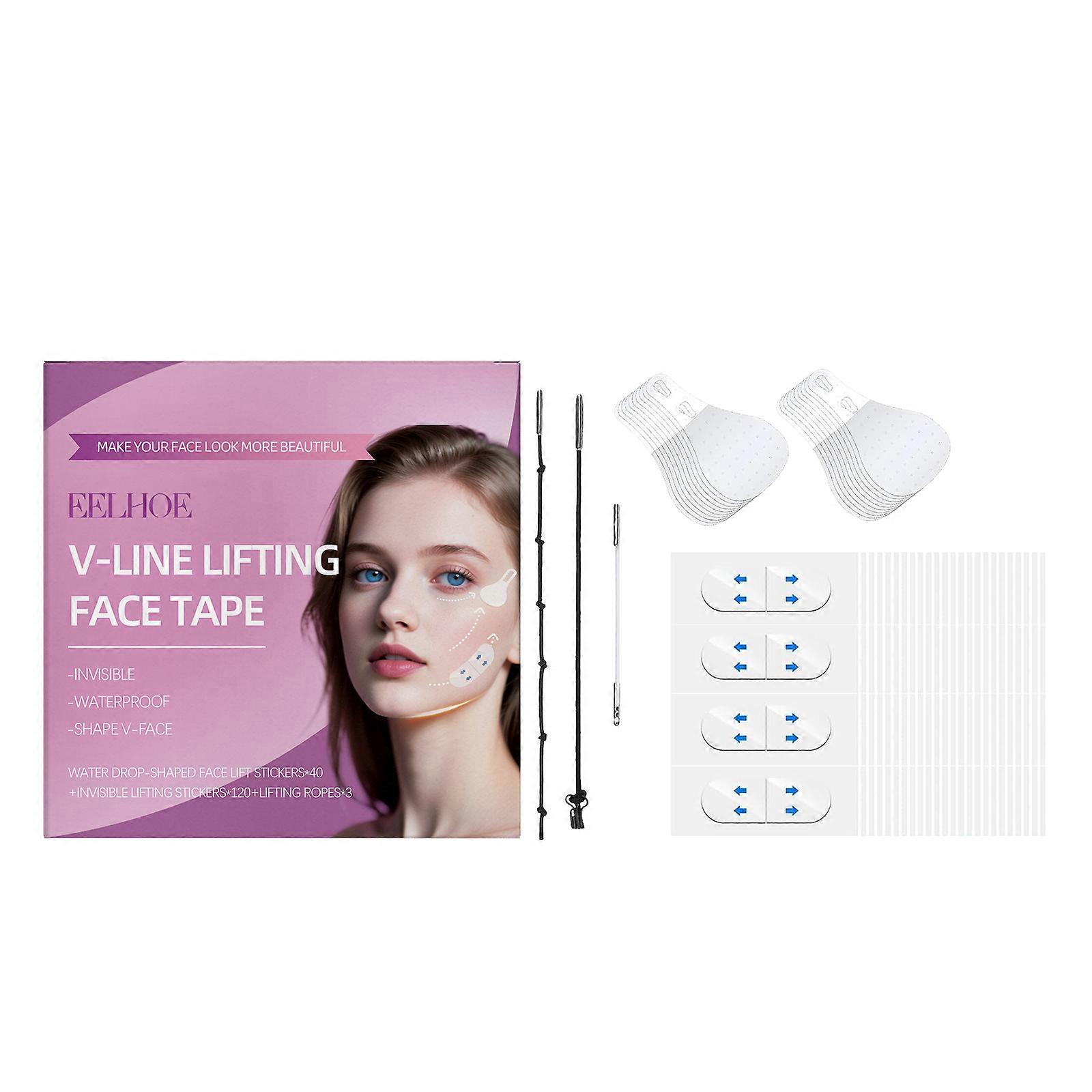 Eelhoe Invisible Facial Lifting Patch Set Firming Chin Lifting V-Shaped Small Face Transparent Hydrating Care Suit