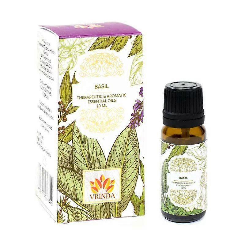Essential oil Basil (10 ml), Basil Essential Oil Vrindaam