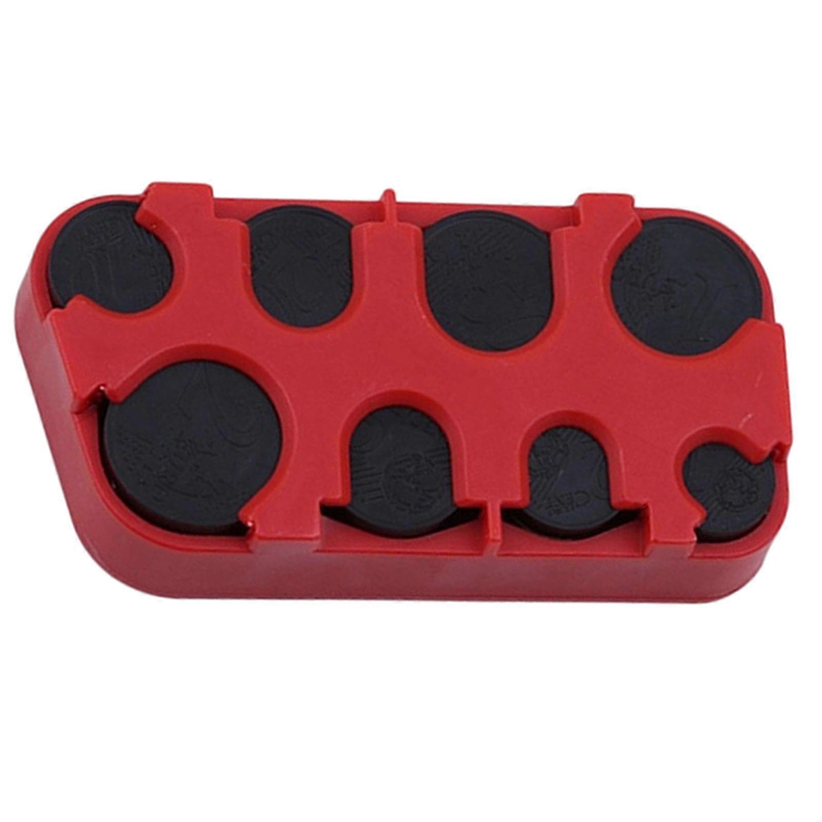 Universal Coin Holder for Car,Coin Organizer,Portable Coin Storage,Coin Sorter Portable Car Change Holder Coin Case  Red