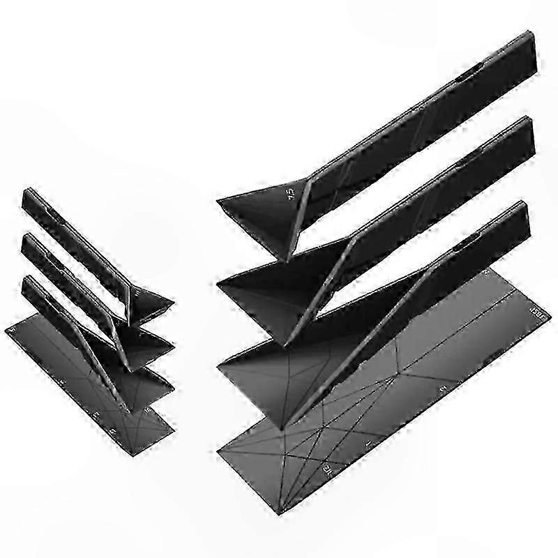 3-in-1 Messlöffel-Set - 2 Stück mit 6 Größenoptionen für flache Polygone