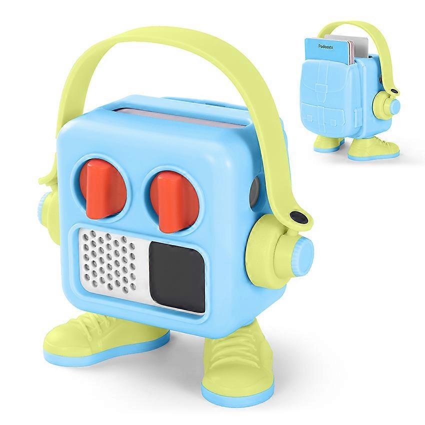 Multi-Function Cartoon Plastic Protective Case for Yoto Mini (1 PCS Yellow-Blue Protective Case Only)