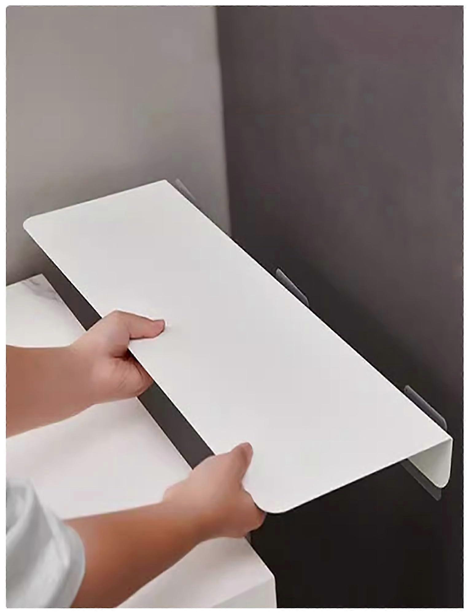 Metal Kitchen Countertop Extension Shelf with Refrigerator Gap Filler for Sink, Window Sill and Laundry Room (15.8x7.9x2.4 in)