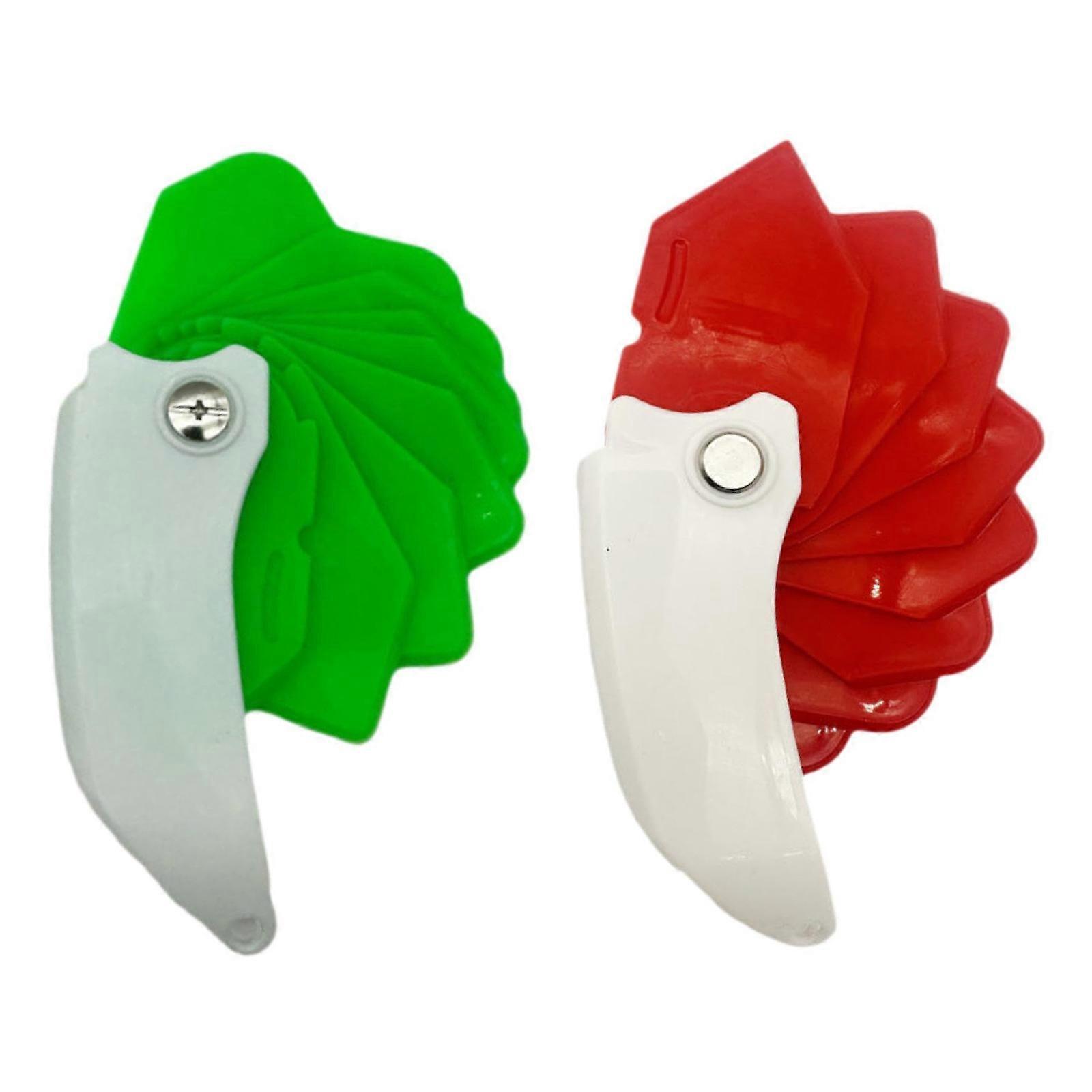 Permanent Rose ABS Collector Drill With Ergonomic Handle For Precise Cleaning And Face Preparation  Red and green