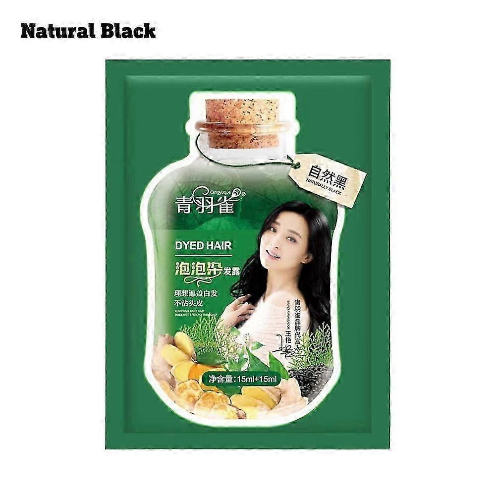 Plant-Based Bubble Hair Dye for Sensitive Scalps Gentle Long-Lasting Color with Natural Formula Easy DIY Home Application