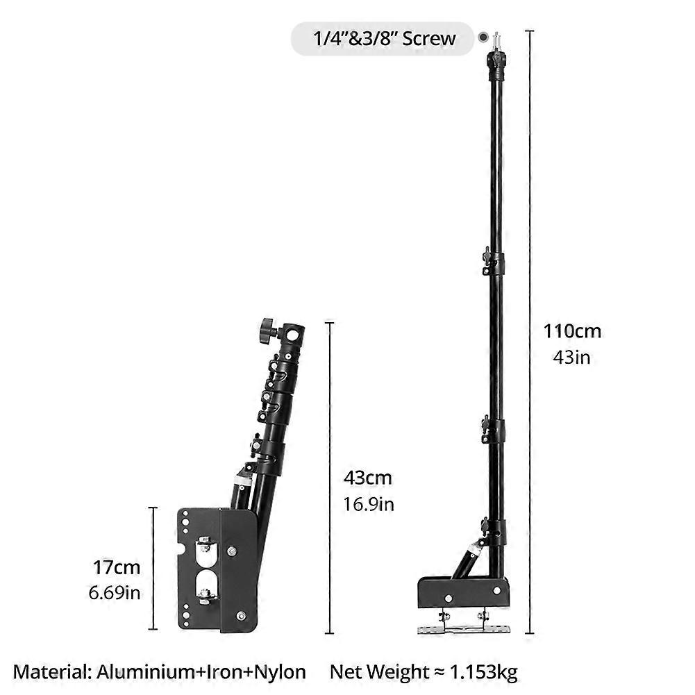 Photography Pendant Stand for Indoor Wall Mounted Lights Mini Flashes Ceiling Mounted Light Bracket