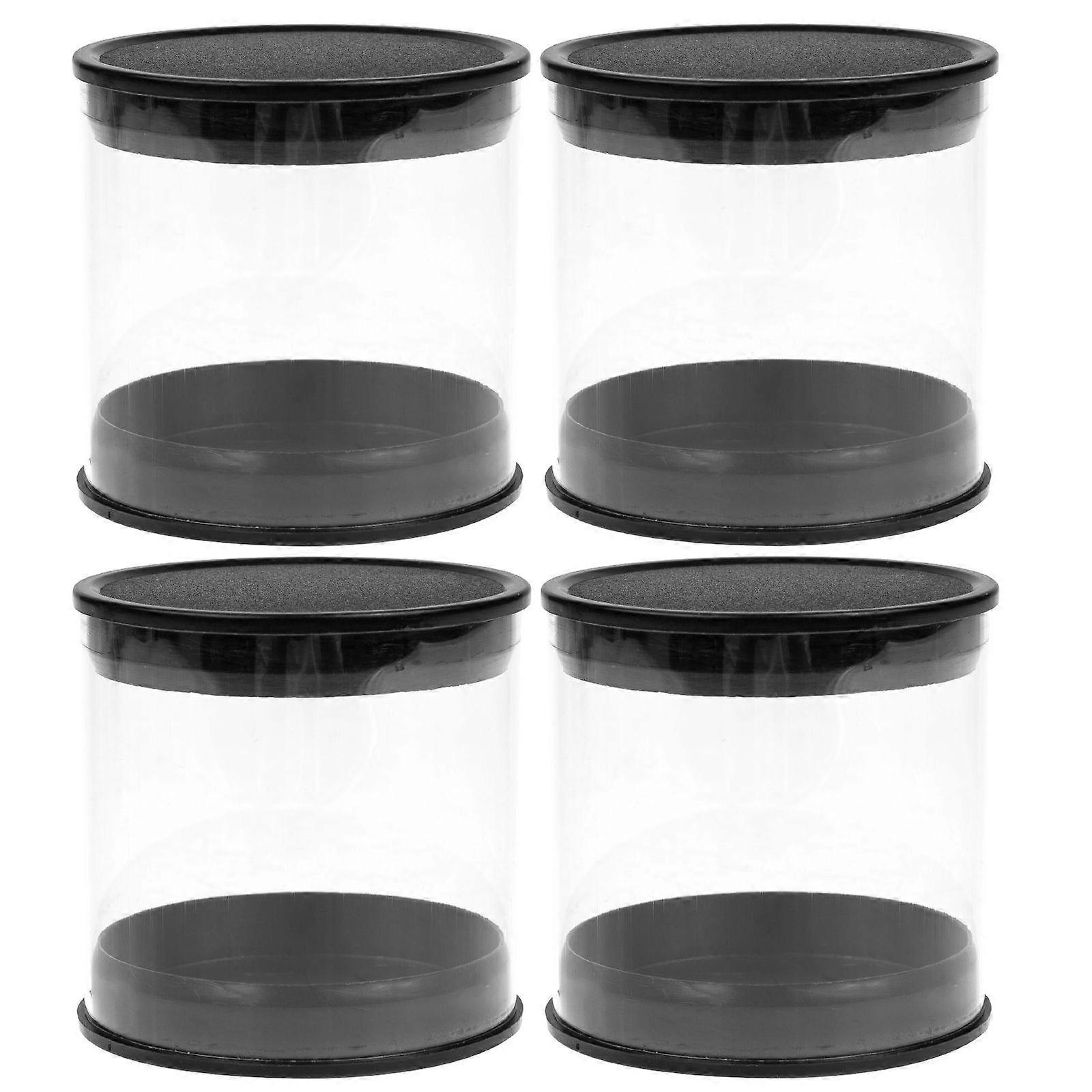 4 قطع الغولف الكرة عرض مربع البلاستيك الغولف الكرة حالة في الهواء الطلق الغولف الكرة حمل مربع واضح الغولف مربع الكرة