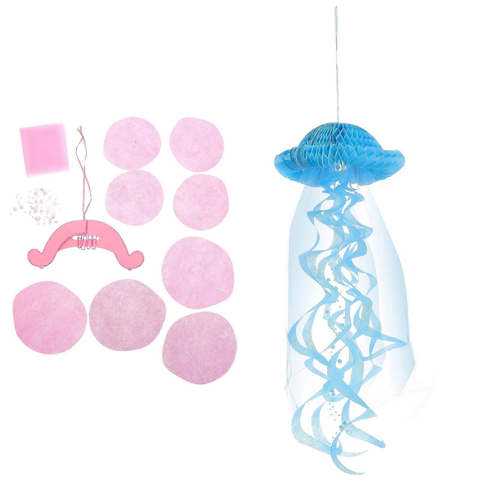 2Pcs Little Jellyfish Paper Lanterns Hanging Lantern Party Layout Lanterns