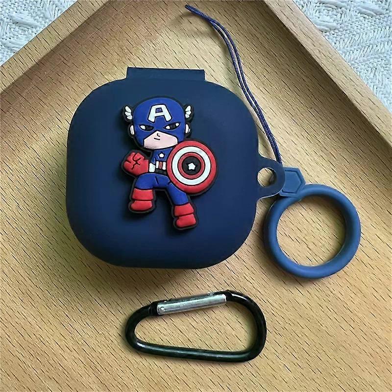 New Cartoon Earphone Case for QCY T13 / T13 ANC / HT05 Silicone Soft Shell Headphone Protective Sleeve with Finger Strap