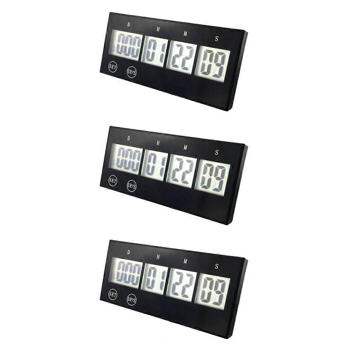 3 Count Timer Decorations for Classroom Wall Clocks Wall+clock Students School Countdown