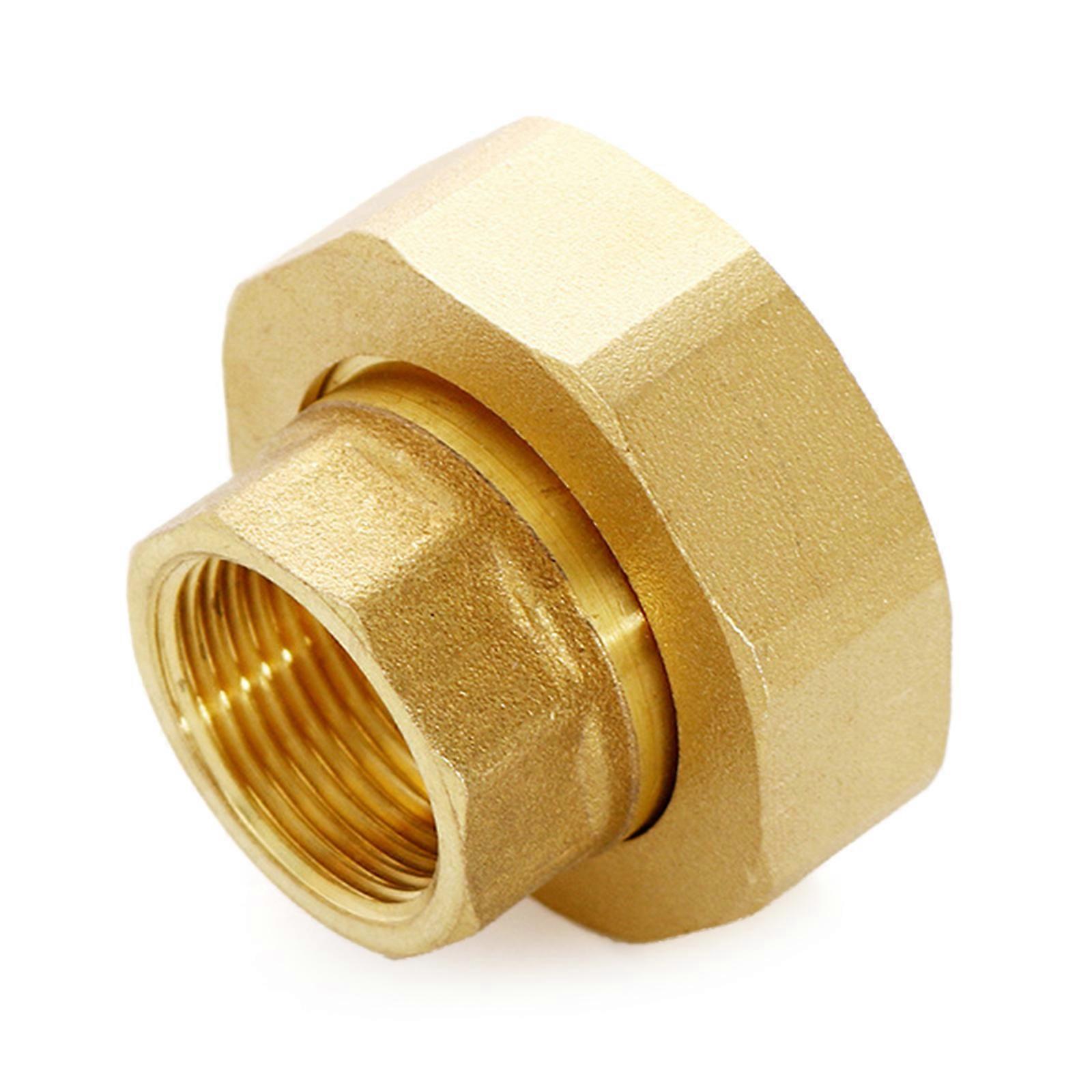 Upgraded Pump Fitting 3/4"/1/2" Brass Screw Connection with Seal for Circulation Pump Heating Fitting Efficiency Pump Multicolor