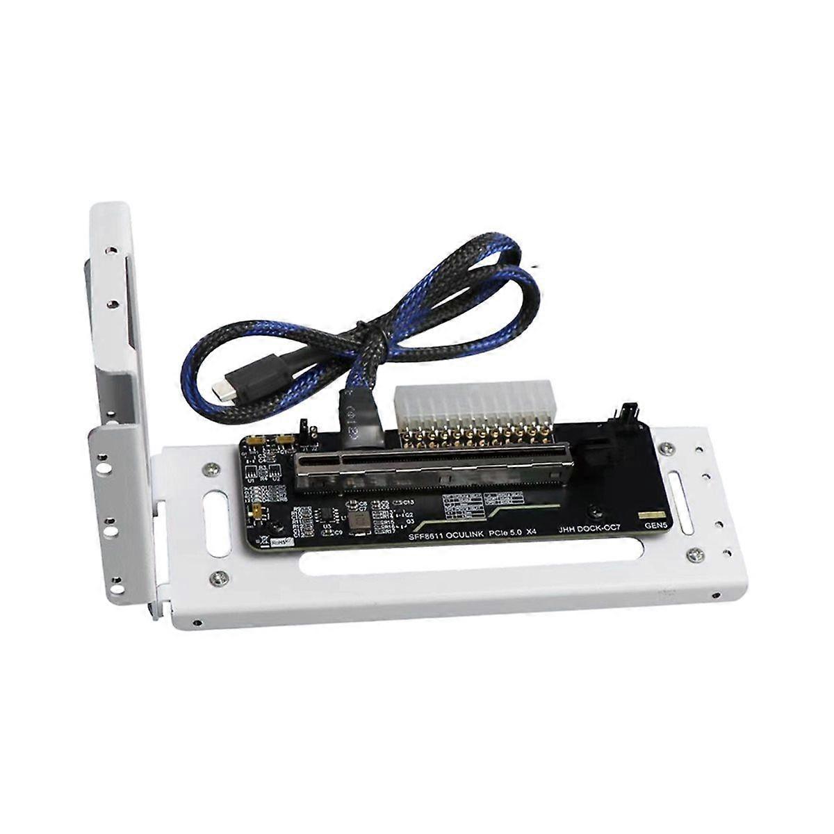 GPU OCuLink GPU Dock PCIe 5.0x4 GDP Laptop to External Video Graphics Card M.2 Oculink SFF8611 to P