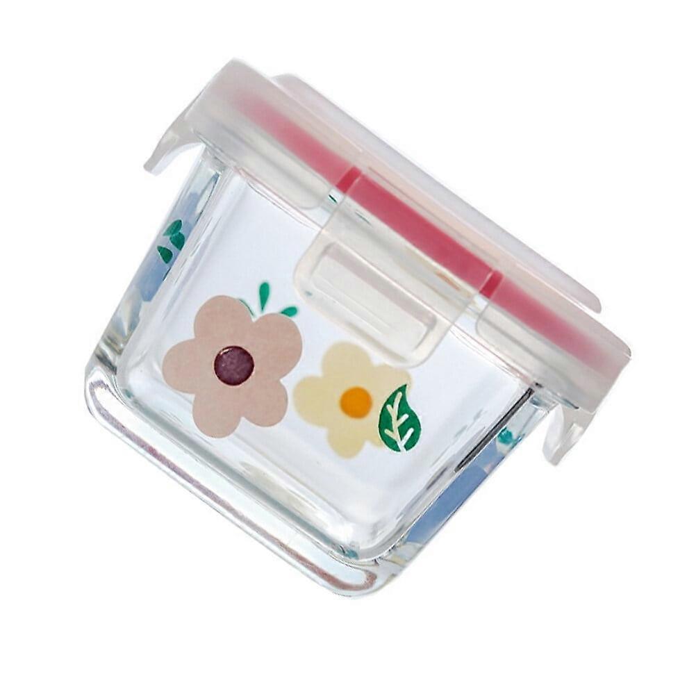 Sealed Glass Box Snack Food Case Crispers Tiny Box to Containers with Lids Clear Jam Snack Container