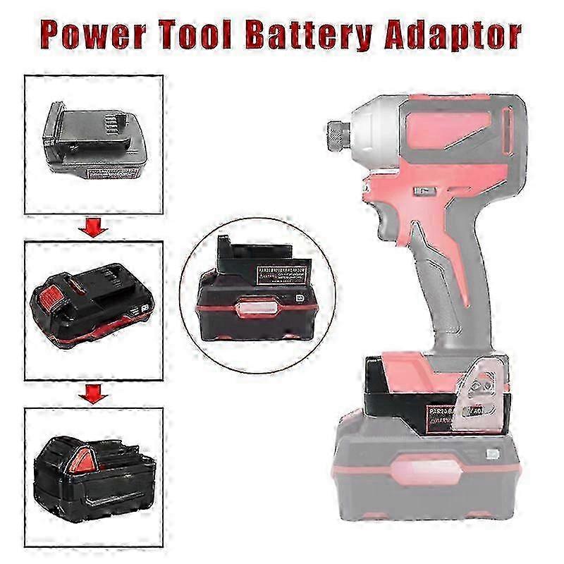 Battery Adapter for Parkside 20v battery Convert to for Milwaukee 18v Power tool