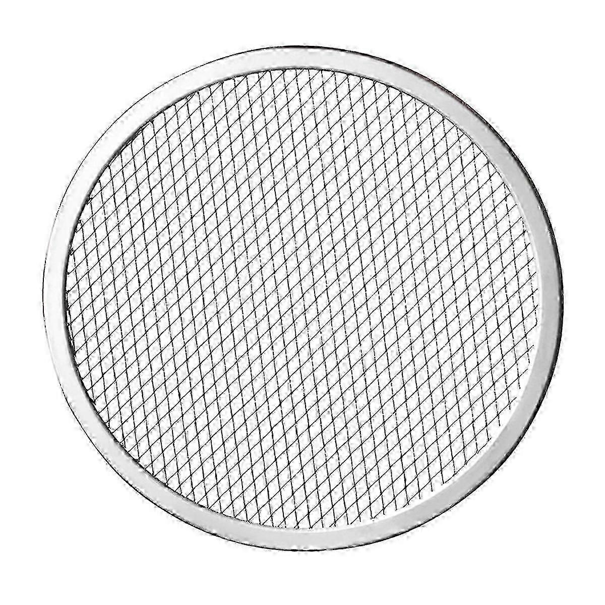13-Zoll-Aluminium-Pizza-Backsieb mit nahtlosem Rand - Perfekt knusprig, verbesserter Luftstrom
