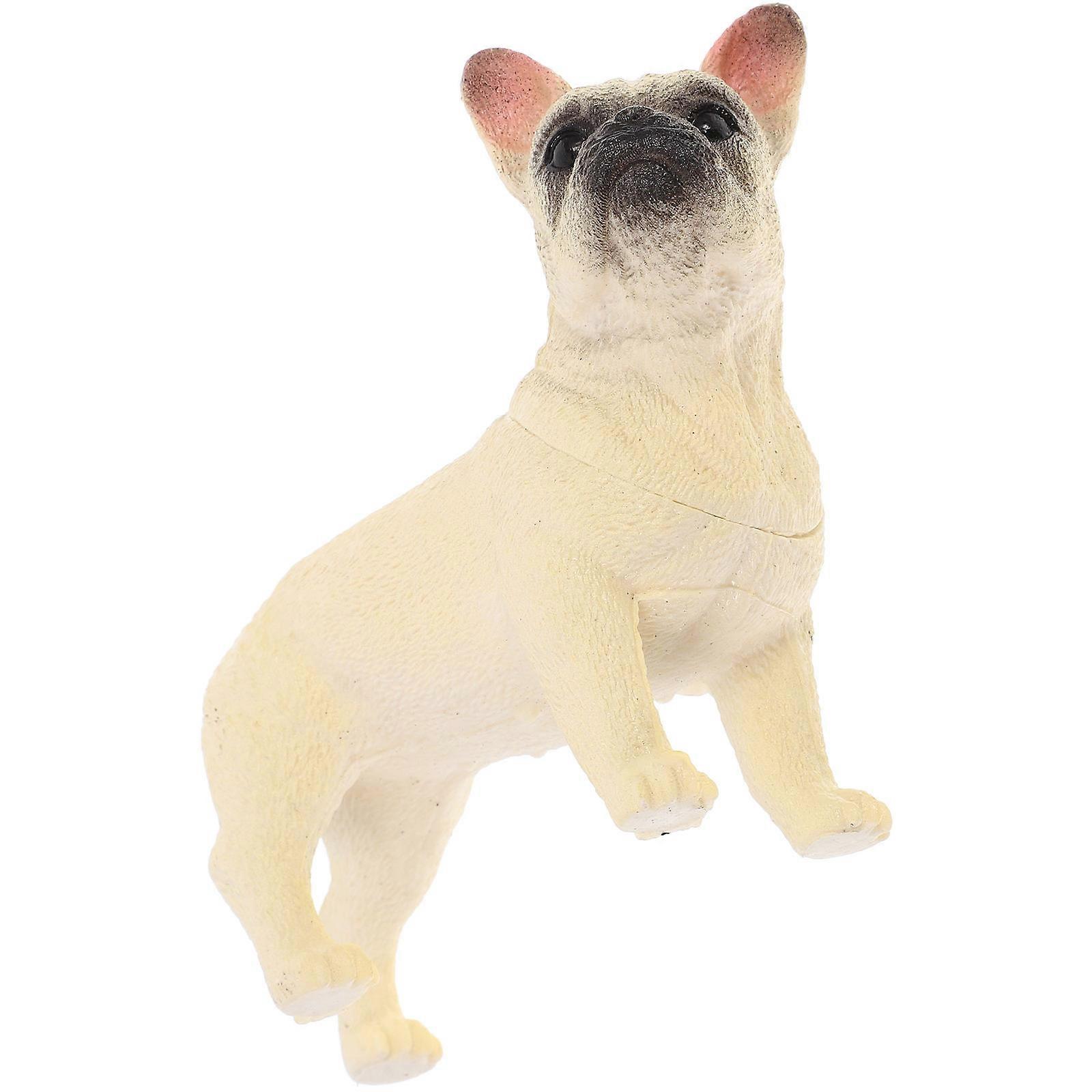 Animal Cognition Toy Lifelike Simulation Dog Model for Decoration