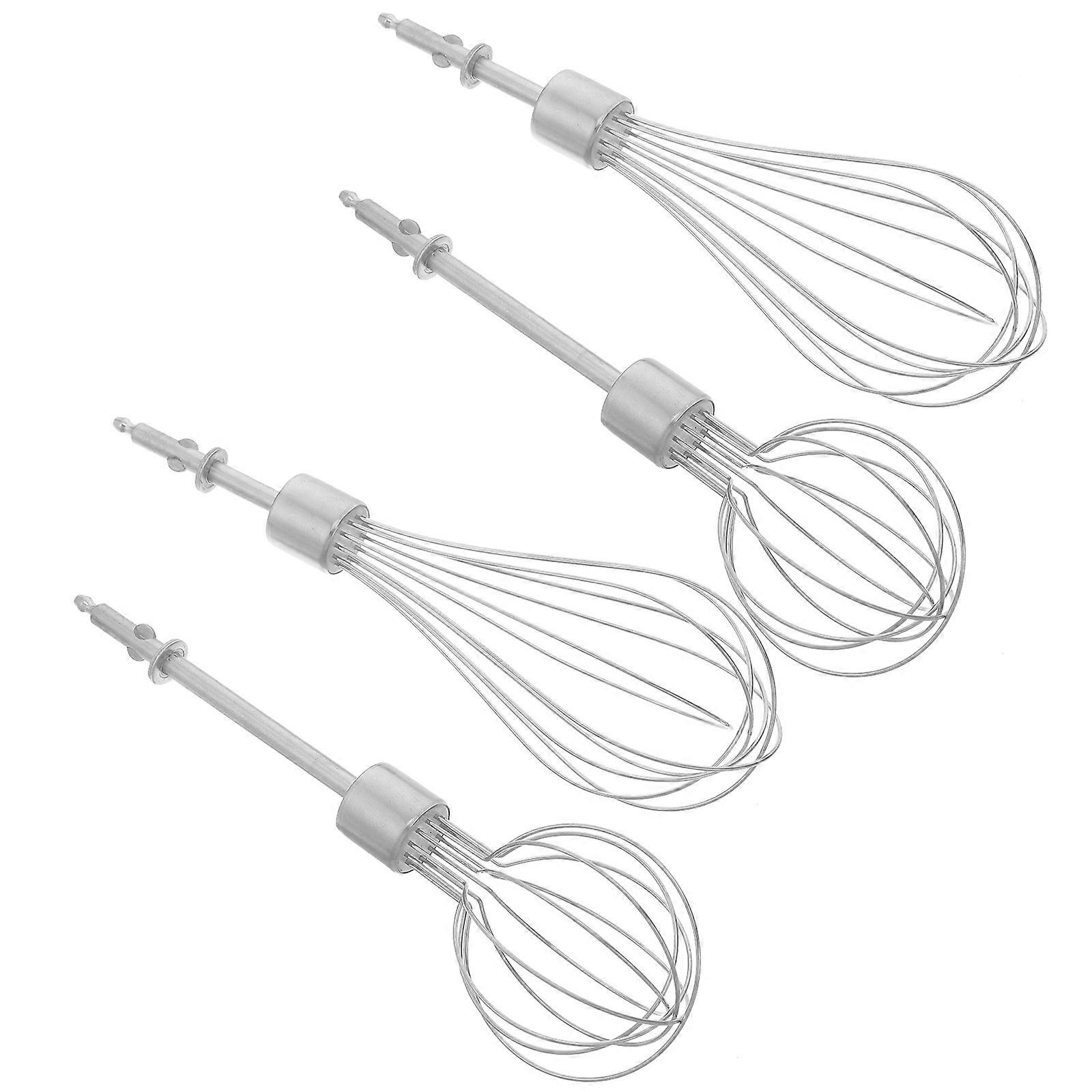 Hand Mixer Replacement Beaters Stainless Steel for Cooking 4Pcs Attachments