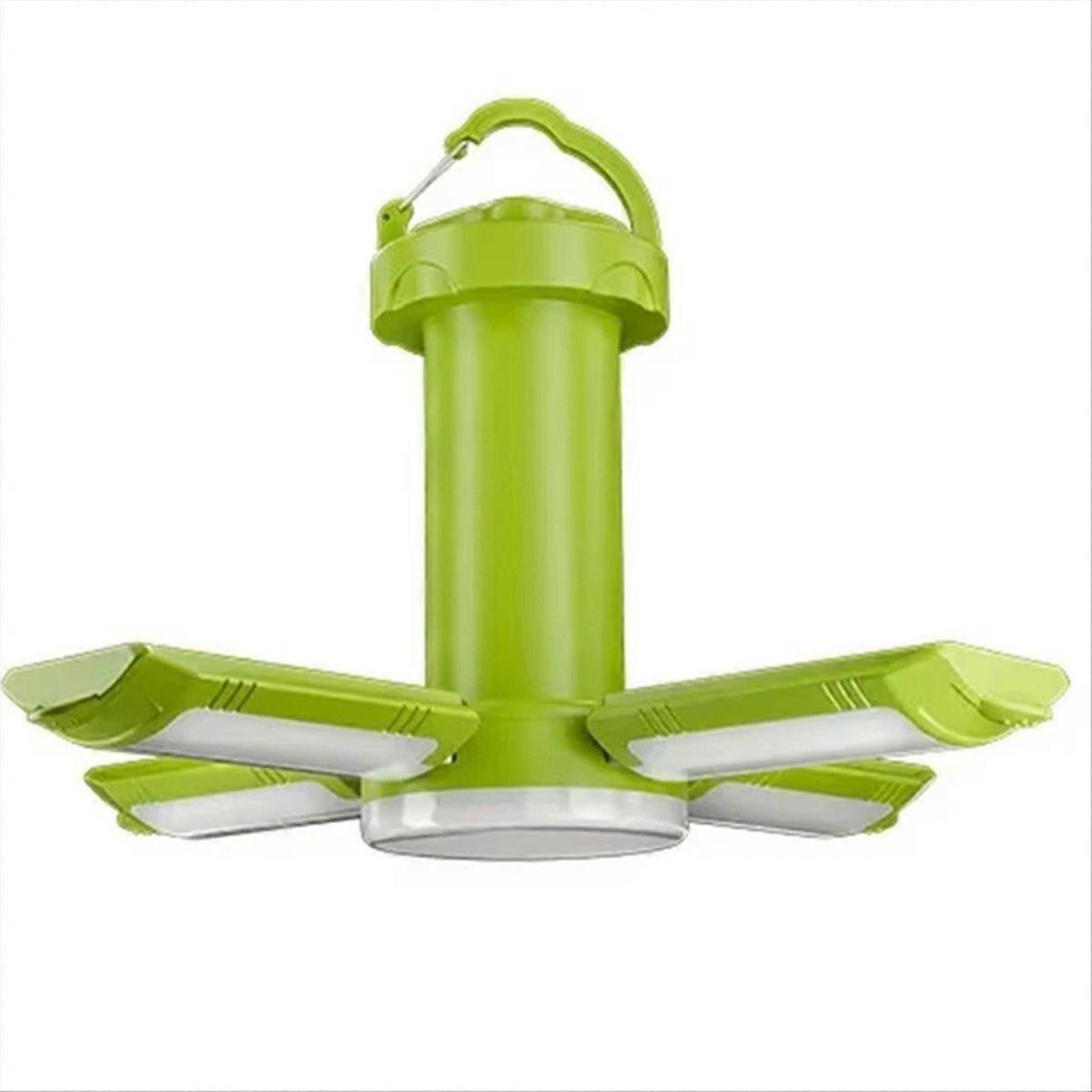 Portable 4 Leaves Camping Lantern,USB Rechargeable,LED Tent Lamp