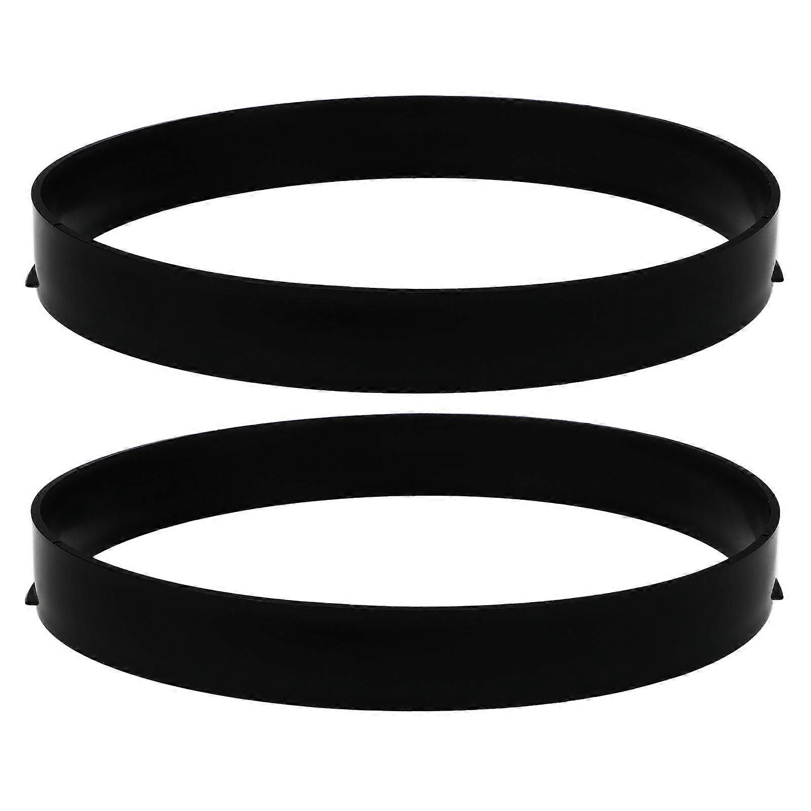 2Pcs DIY Reusable Garden Path Paving Mold Shape Black Plastic for Paving Use