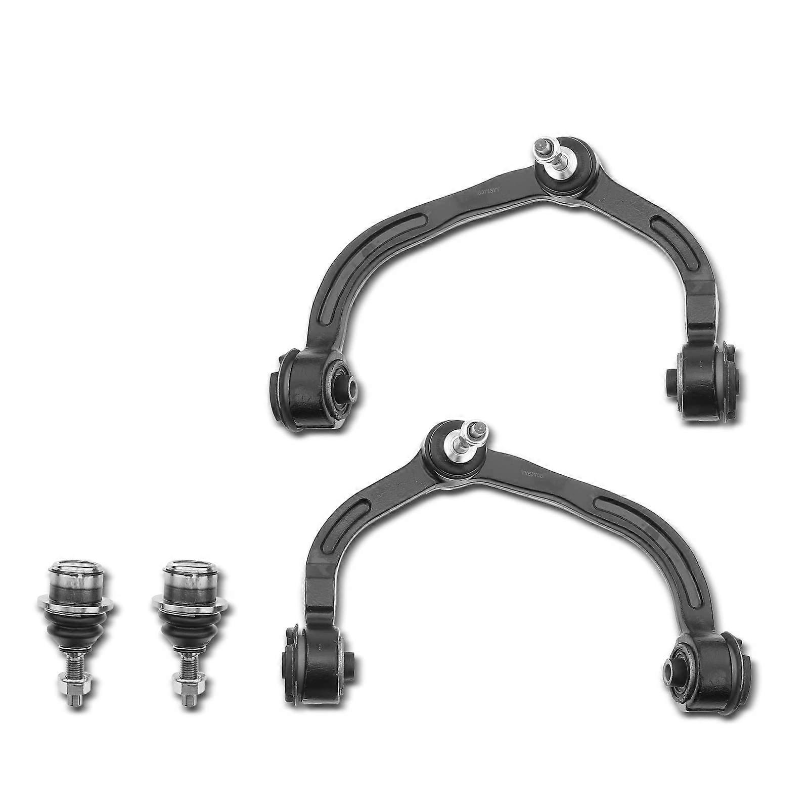 Set of 4 Front Upper Control Arm and Lower Ball Joint Kit for Ford Expedition 20032005 Standard Suspension
