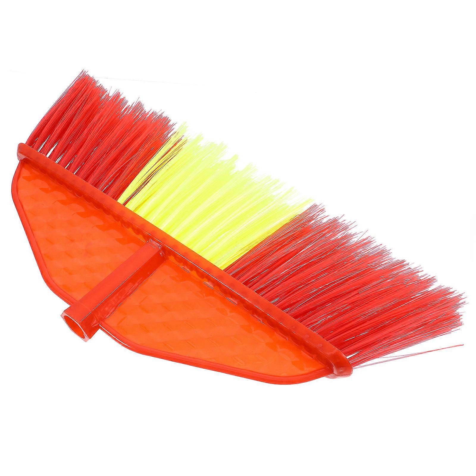 Plastic Broom Head for Heavy-Duty Cleaning Sweeper Replacement Multi Color
