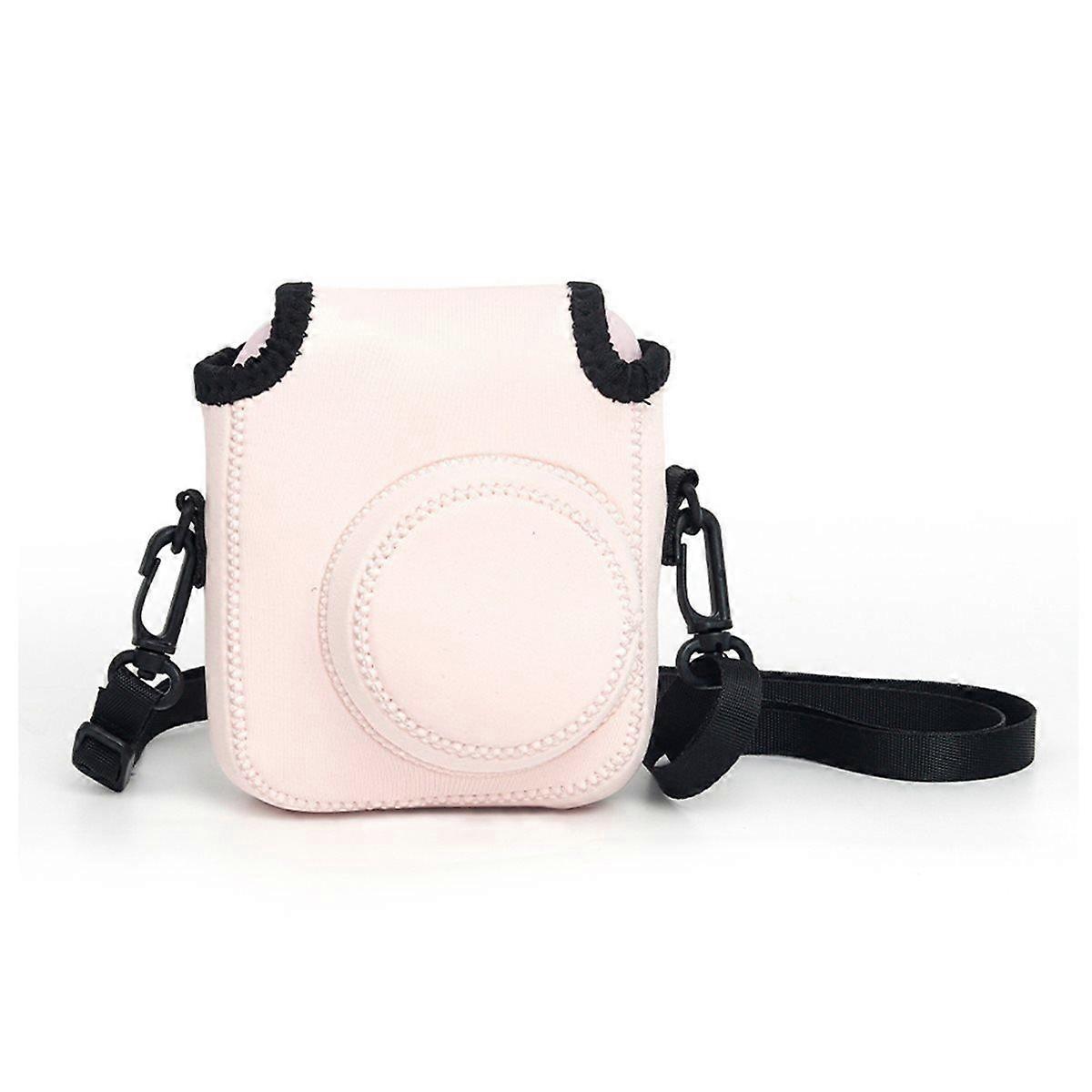 Soft Camera Case Stylish Shoulder Bag for Mini 12 Pink