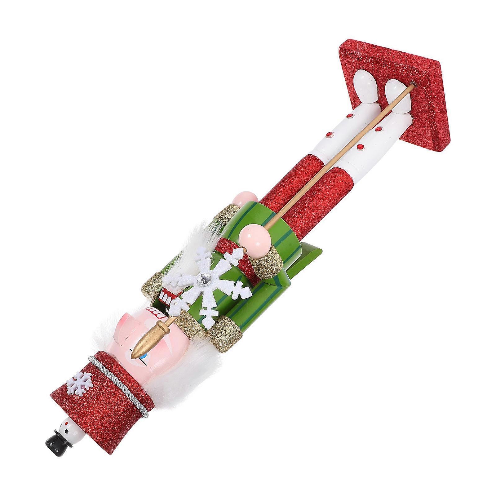 Wood Christmas Nutcracker Traditional Nutcracker for 1 Piece Ornament