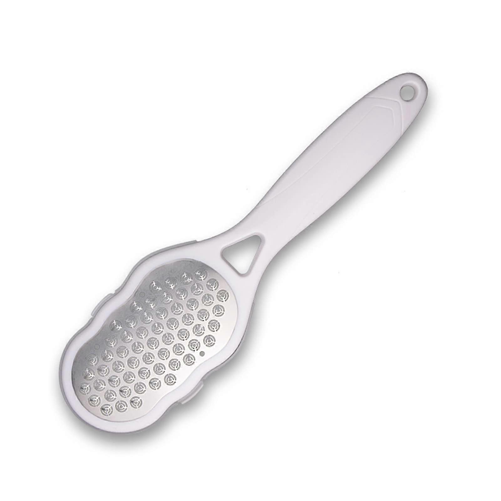 Stainless Steel Foot File for Quick Callus Removal with Large Rasp Surface and NonSlip Handle