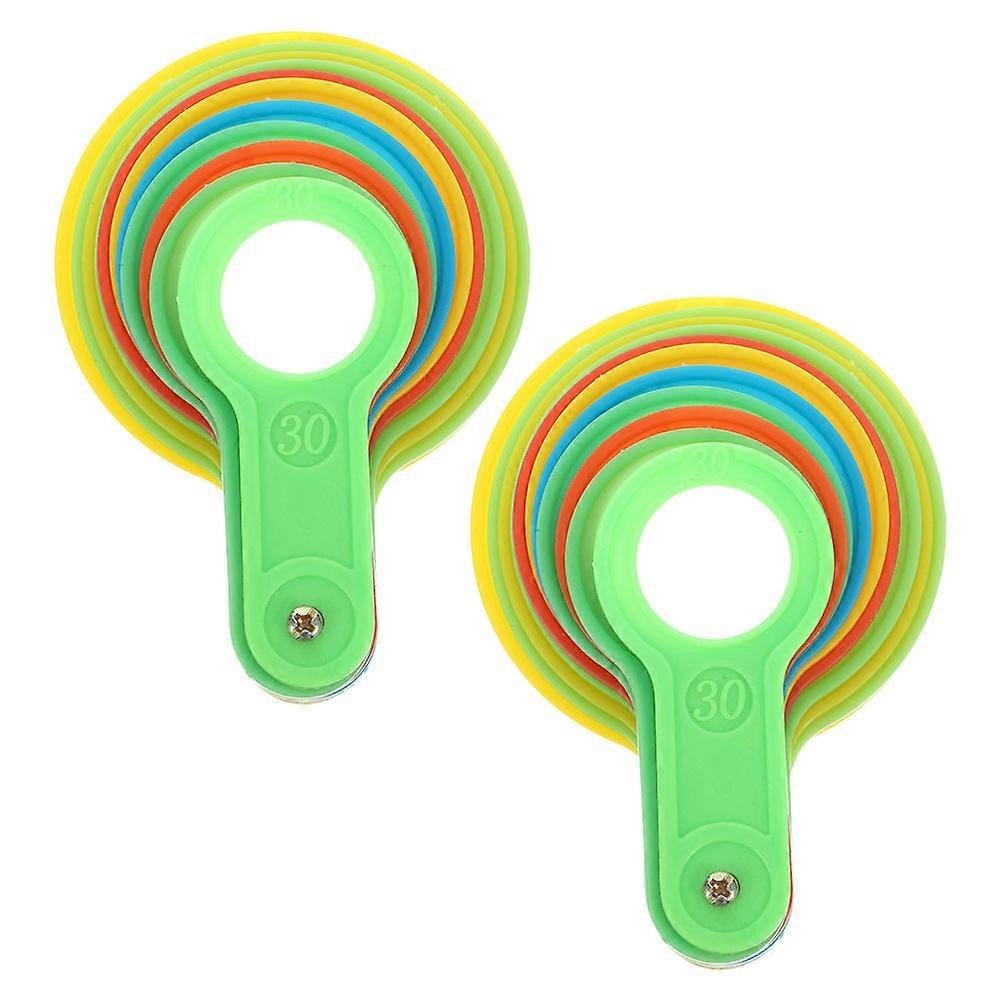 Plastic Fruit Sizing Ruler Fruit Grading Tool for Measuring Use 2Sets