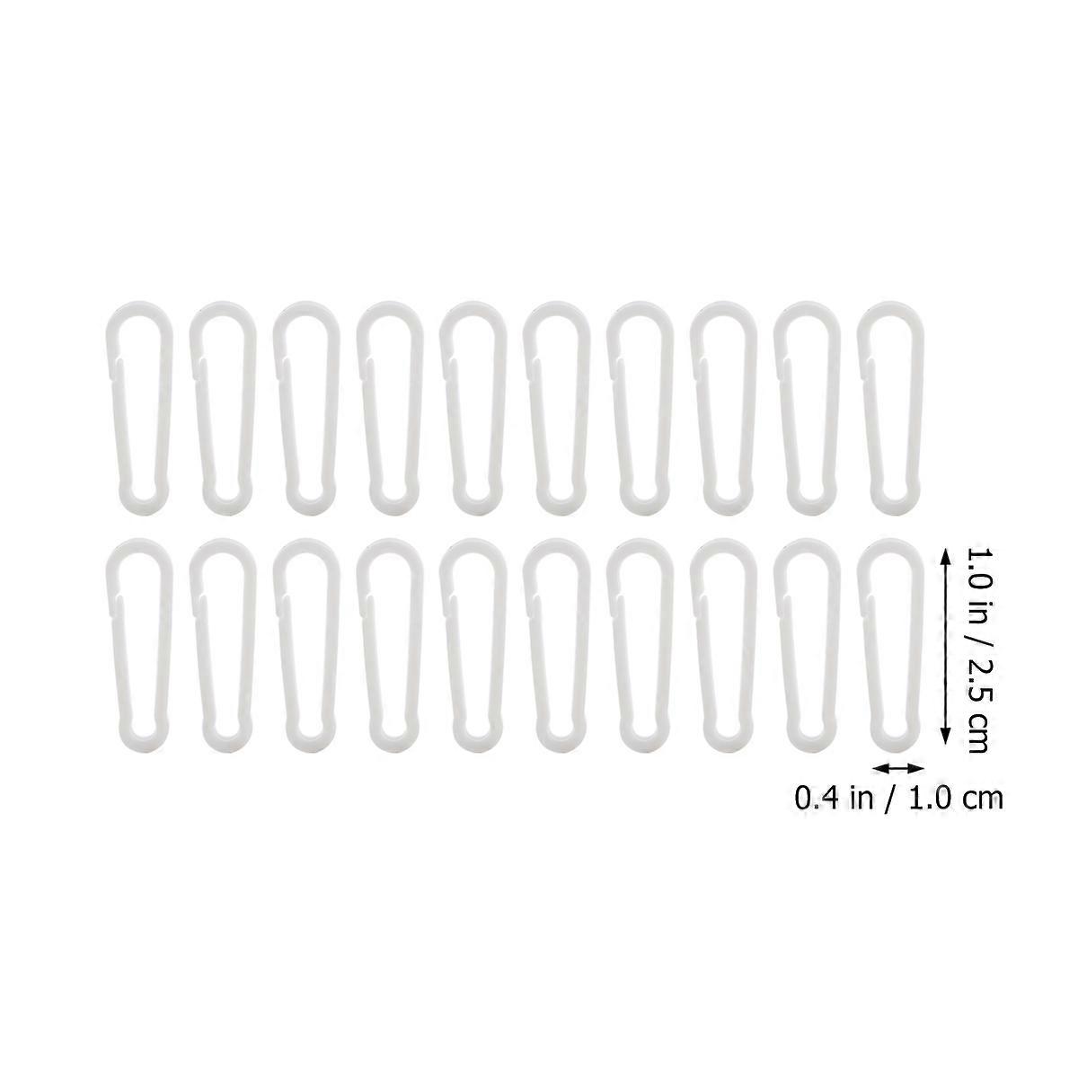 Gourd Shaped Hooks Set of 130pcs for Mask Hanging DIY Key Buckles