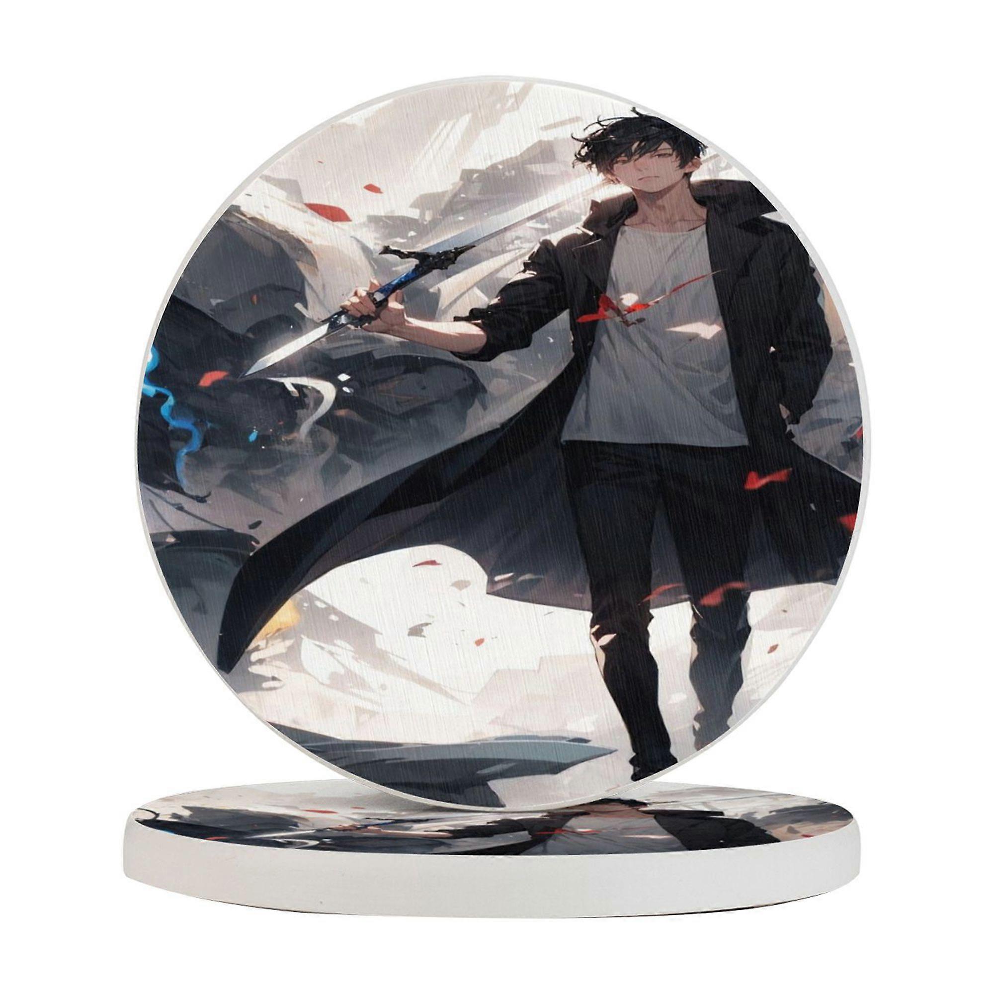 Solo Levelling Absorberende diatoméjord-underlag, lugtfri diatoméjord-skridsikre isolering beskytter bordpladen mod skader One Size