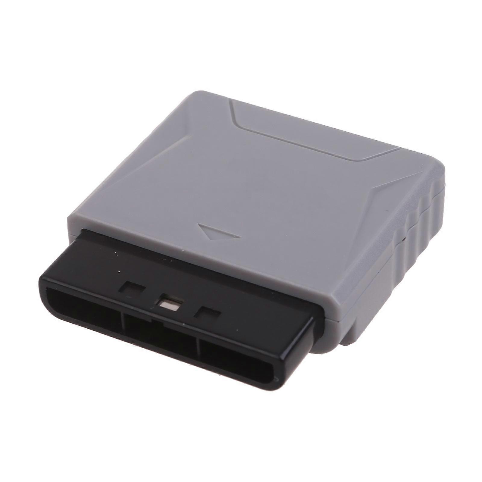 Empfängeradapter für PS1 Konsole Wireless Controller Converter Unterstützung für Controller Portable Adapter grau