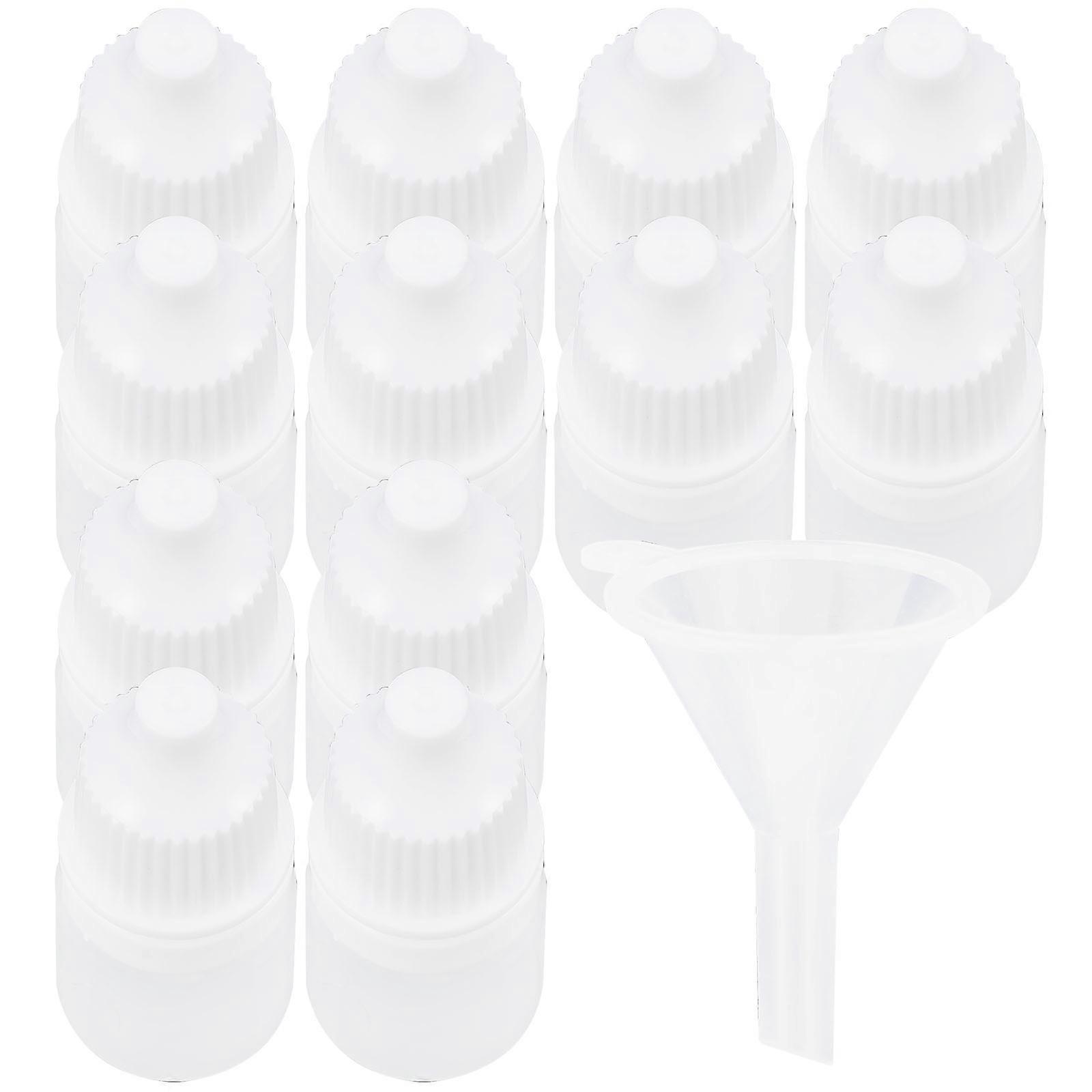 Squeezable Eye Dropper Bottle Plastic Dropper Bottles for Storage 24Pcs